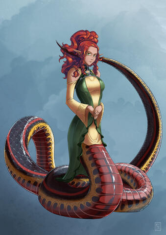 [Commission] Shadrati the Lamia